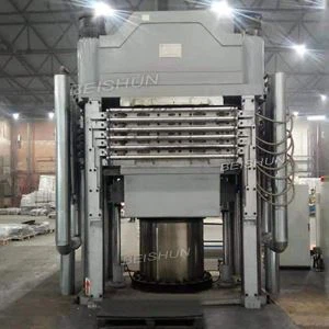 EVA putojošs gumijas Vulcanizing Press